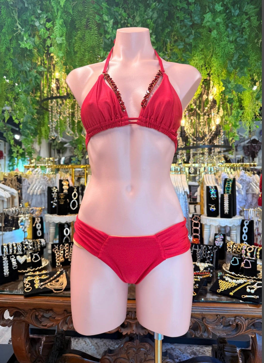 Ruby Red Bikini Bottom