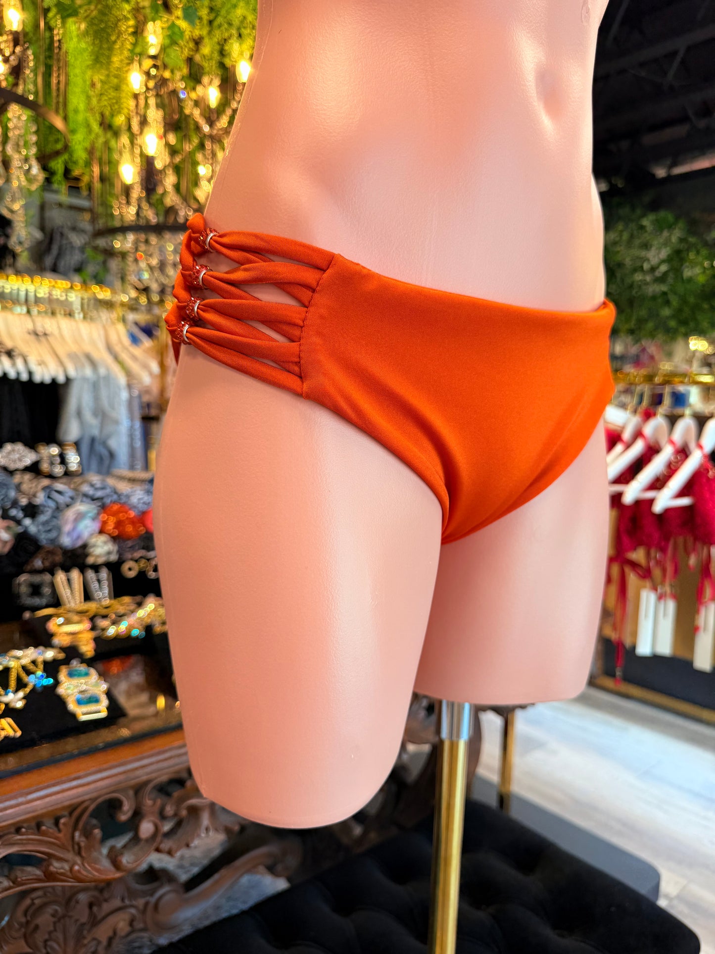 Literally Orange Bikini Set