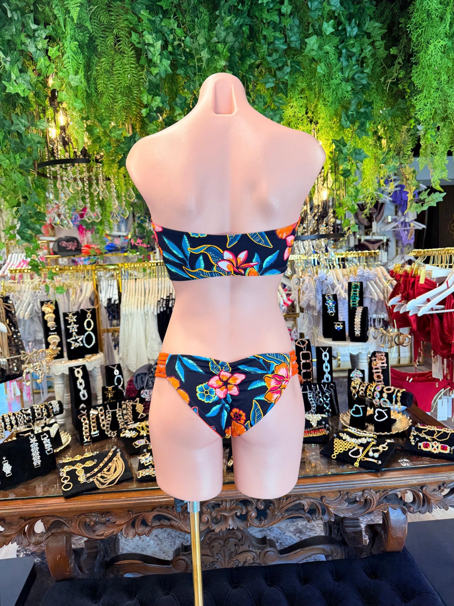 Orange Garden Bikini Set