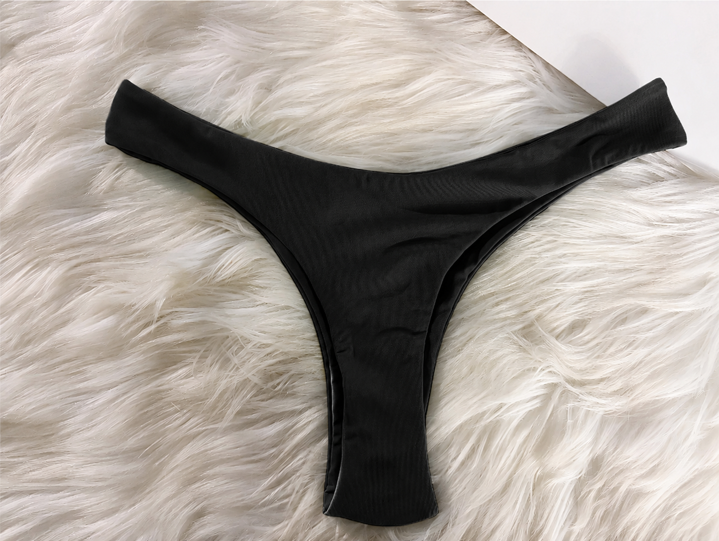 Handmade Black Olivia Bikini Top | Custom Color Bikini | Tie Neck Bikini | Women’s Swimwear