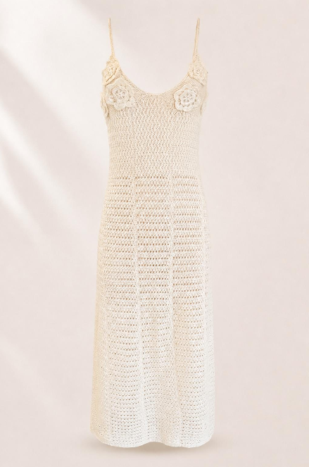 White Crochet Cowl Halter Mini Dress | Backless Beach Cover Up | Open Knit Swim Dress | Resort Wear